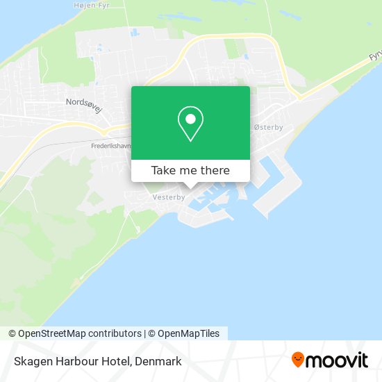 Skagen Harbour Hotel map