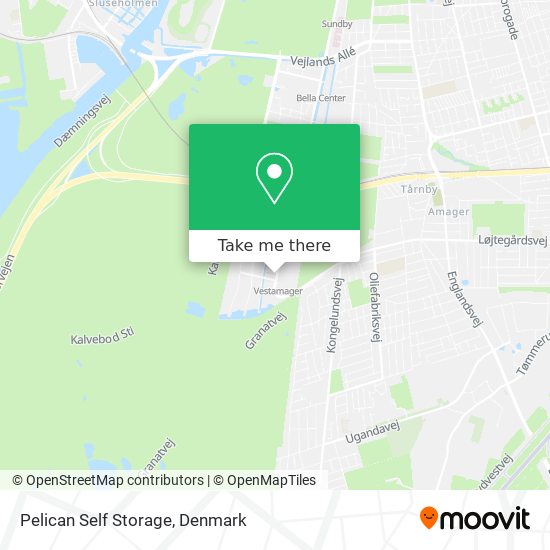 Pelican Self Storage map