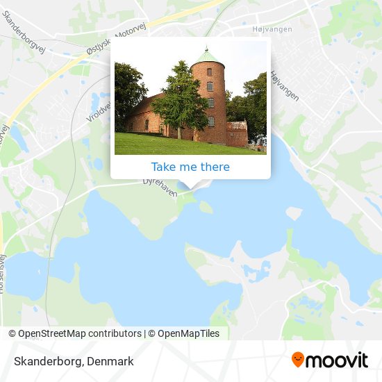 Skanderborg map