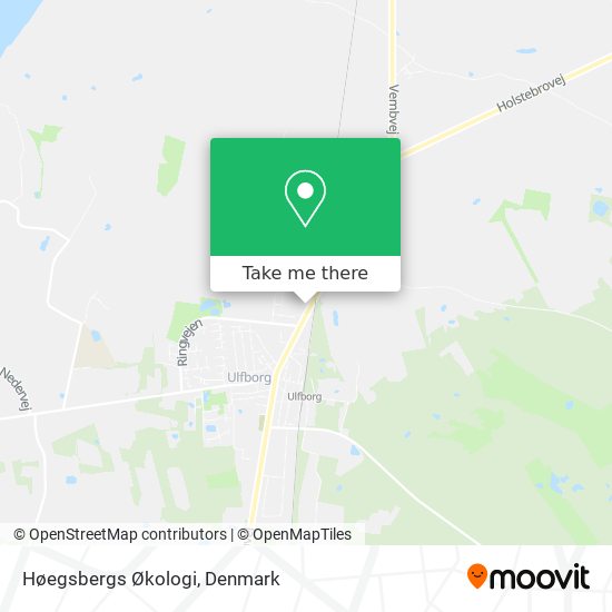 Høegsbergs Økologi map