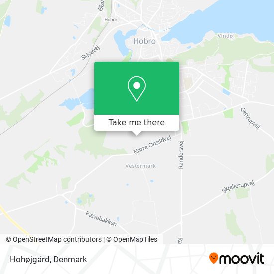 Hohøjgård map