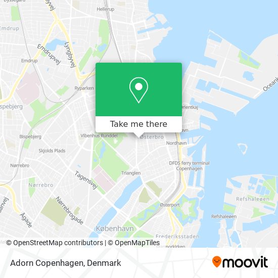 Adorn Copenhagen map