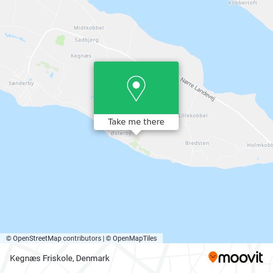 Kegnæs Friskole map