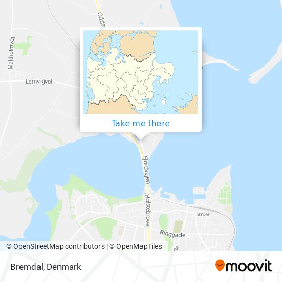 Bremdal map