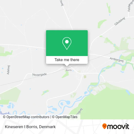 Kineseren I Borris map