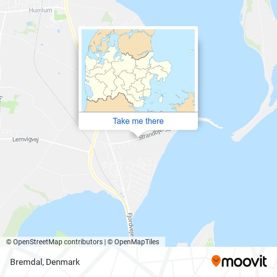 Bremdal map