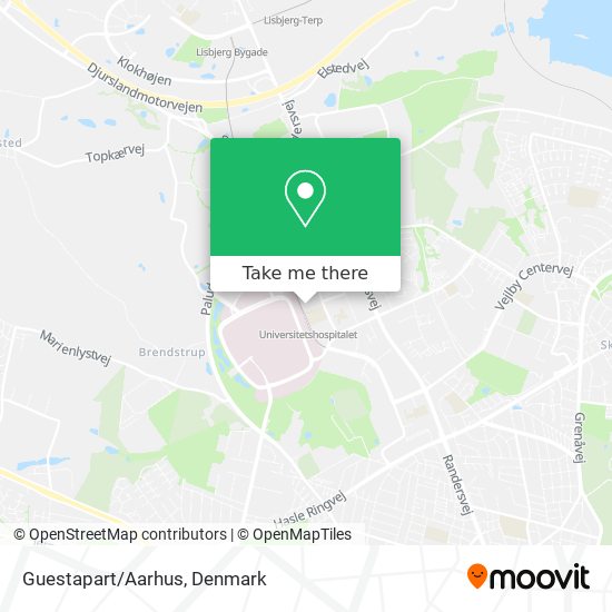 Guestapart/Aarhus map