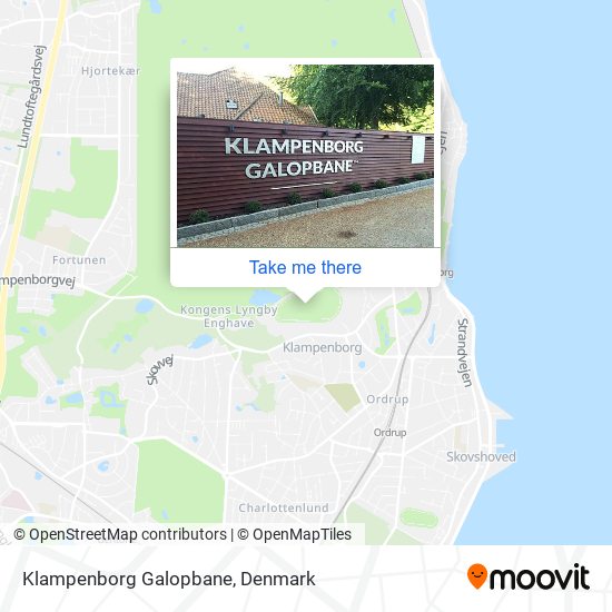 Klampenborg Galopbane map