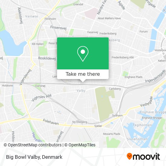 Big Bowl Valby map