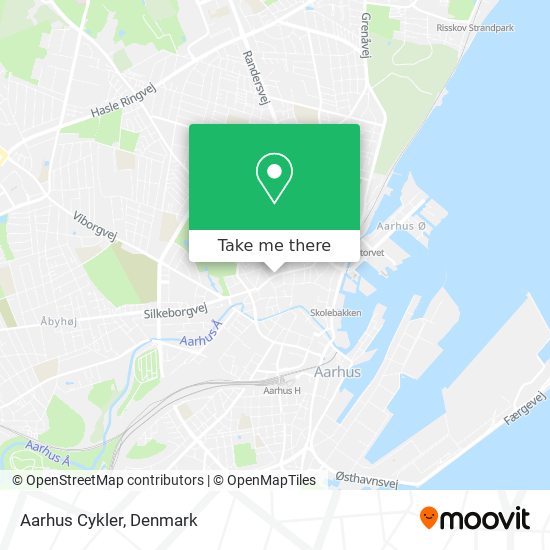Aarhus Cykler map
