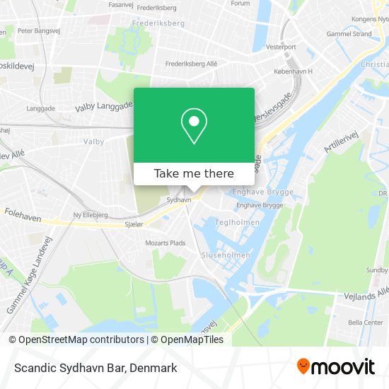 Scandic Sydhavn Bar map