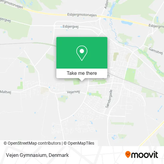 Vejen Gymnasium map
