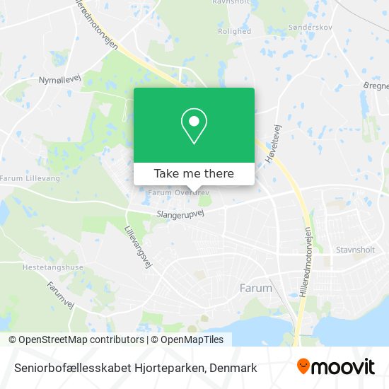 Seniorbofællesskabet Hjorteparken map