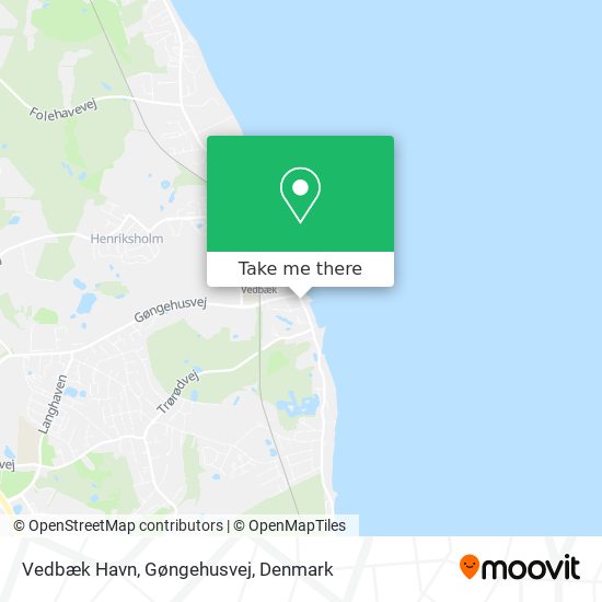 Vedbæk Havn, Gøngehusvej map