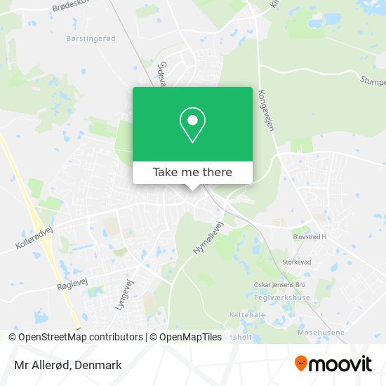 Mr Allerød map