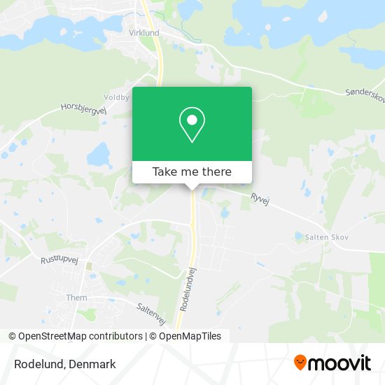 Rodelund map