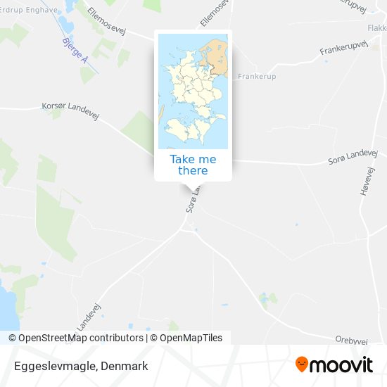 Eggeslevmagle map