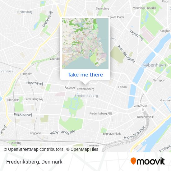 Frederiksberg map