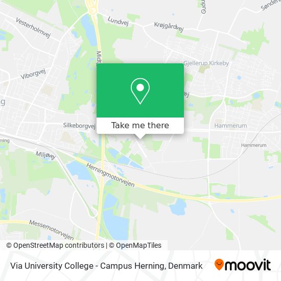 Via University College - Campus Herning map