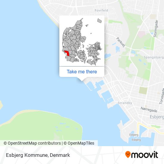 Esbjerg Kommune map