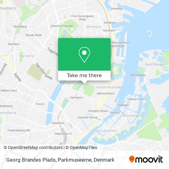 Georg Brandes Plads, Parkmuseerne map