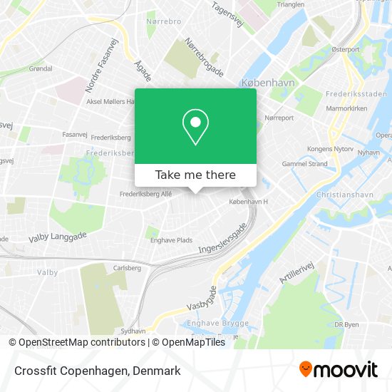 Crossfit Copenhagen map