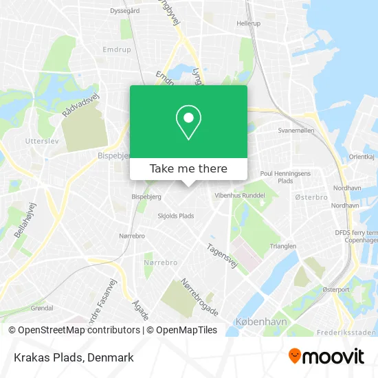 Krakas Plads map