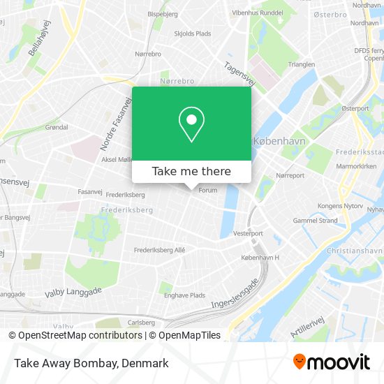 Take Away Bombay map