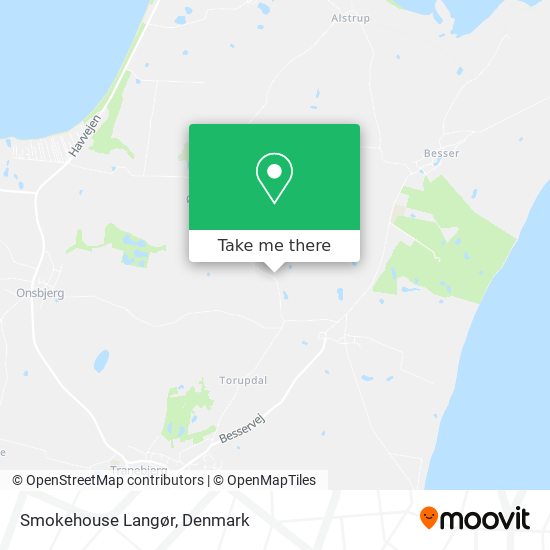 Smokehouse Langør map