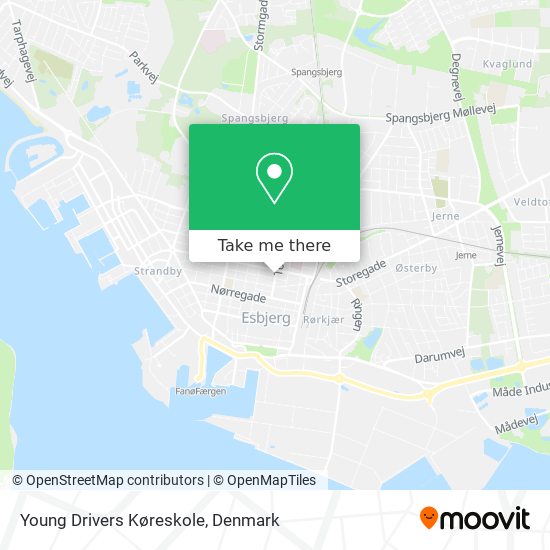 Young Drivers Køreskole map