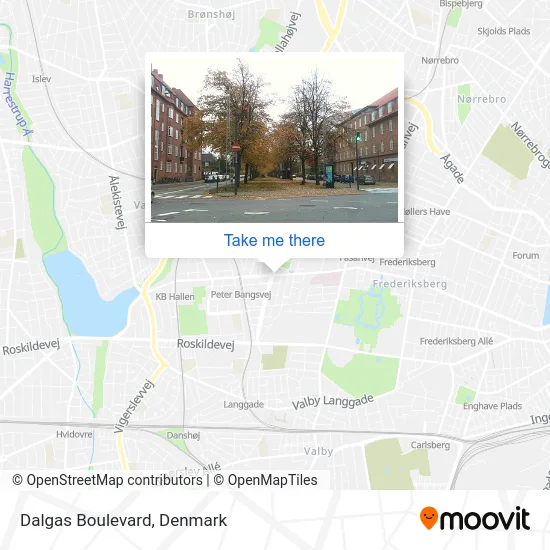 Dalgas Boulevard map