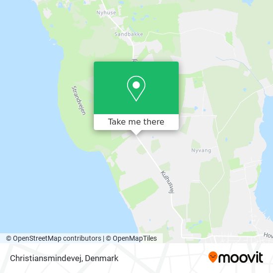 Christiansmindevej map