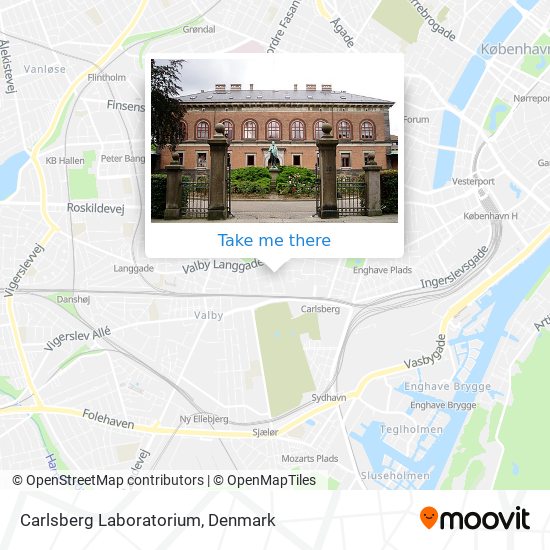 Carlsberg Laboratorium map