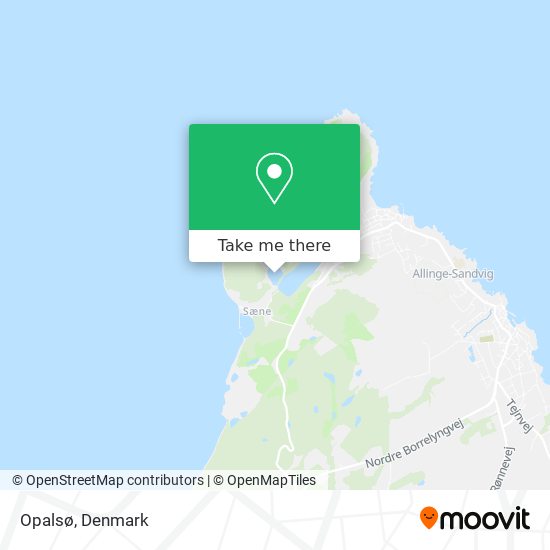 Opalsø map