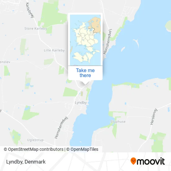 Lyndby map