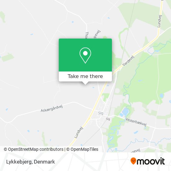 Lykkebjerg map
