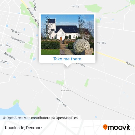 Kauslunde map