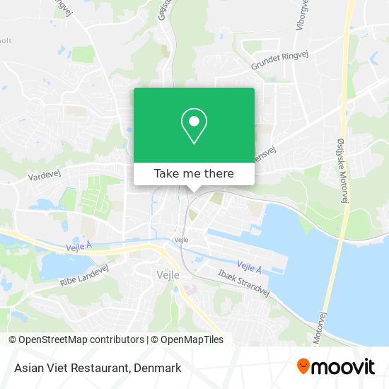 Asian Viet Restaurant map