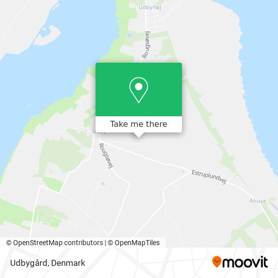 Udbygård map