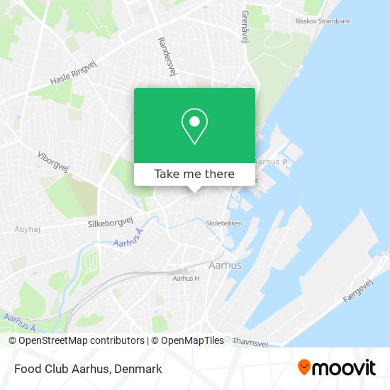Food Club Aarhus map