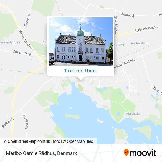 Maribo Gamle Rådhus map