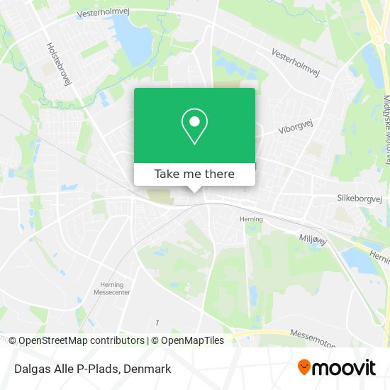 Dalgas Alle P-Plads map