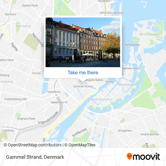Gammel Strand map