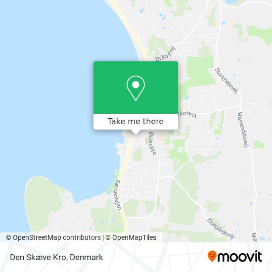 Den Skæve Kro map