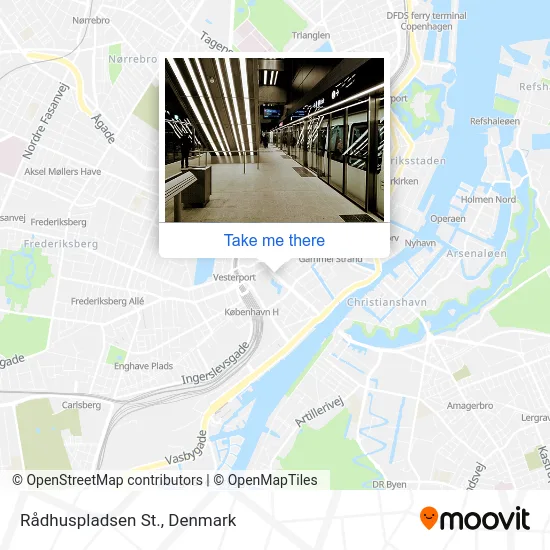 Rådhuspladsen St. map