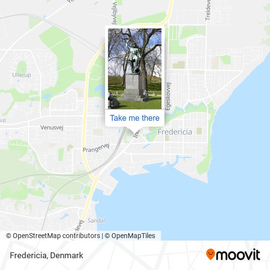 Fredericia map