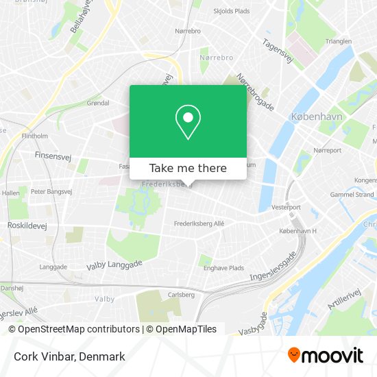 Cork Vinbar map