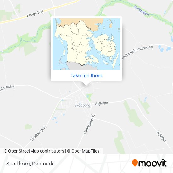 Skodborg map