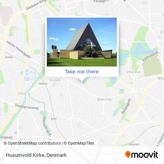 Husumvold Kirke map