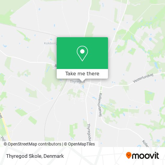 Thyregod Skole map